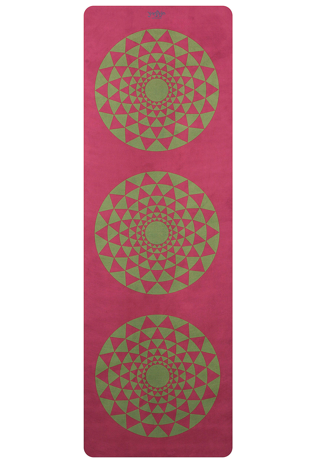 Red Green Journey' Yoga Mat Carpet with unique design by YOGOJA